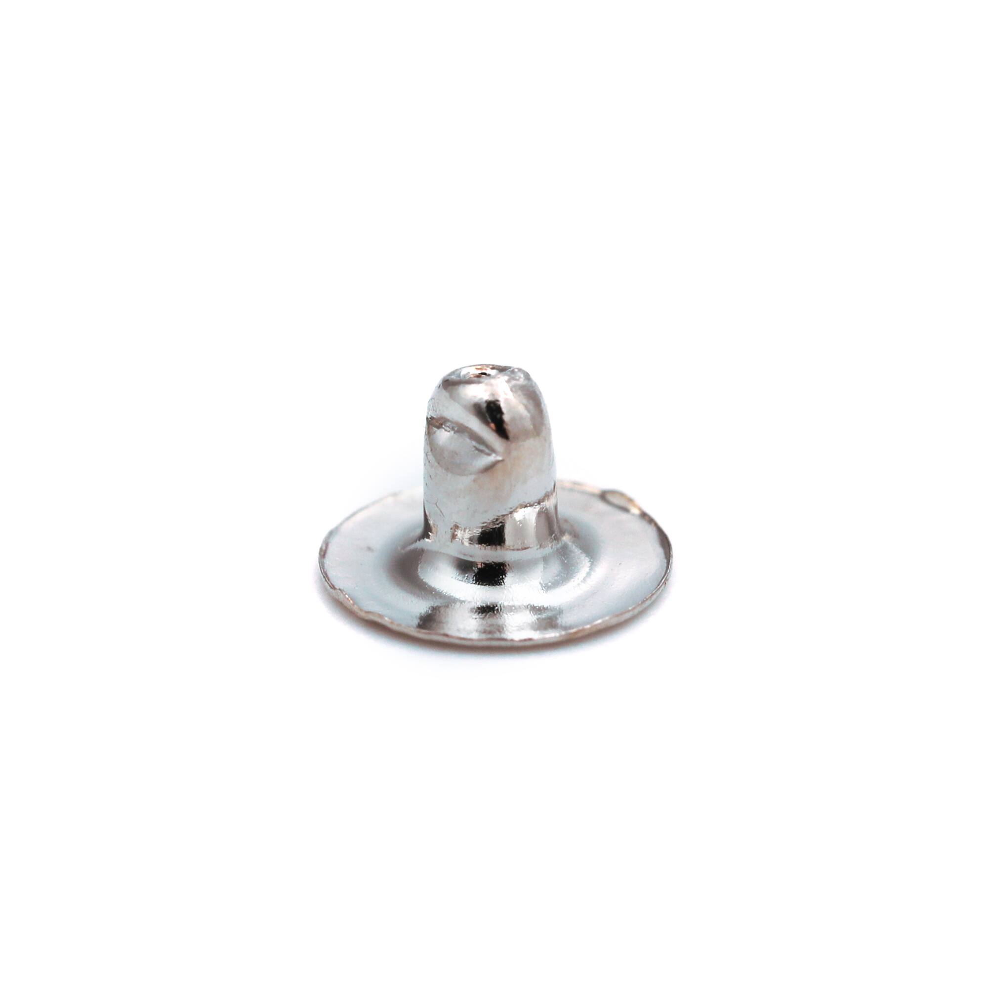 Assorted Rhodium Leather Rivet Mix by Bead Landing™